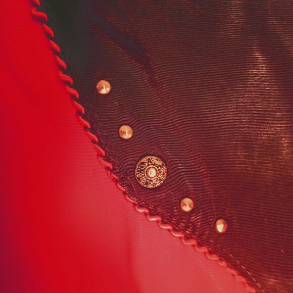 Roughrider Western Shirt Studs on Collar & Front Yoke Lg Sleeve Button Up Sz XL - Picture 6 of 10